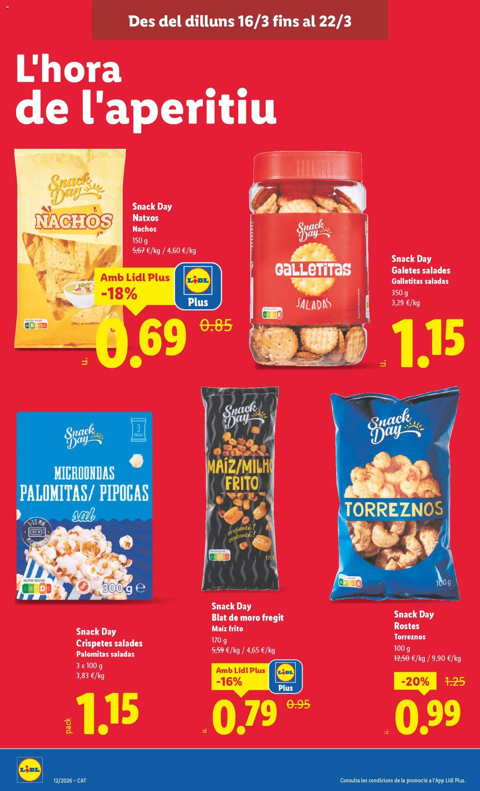 Lidl folleto │ válido desde el 16.03.2026 | Página: 16 | Productos: Καλτσάκια μισά