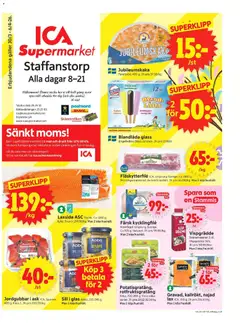 ICA Supermarket - Staffanstorp - Förhandsvisning av reklamblad från butik ICA Supermarket aktuell från 30.03.2026