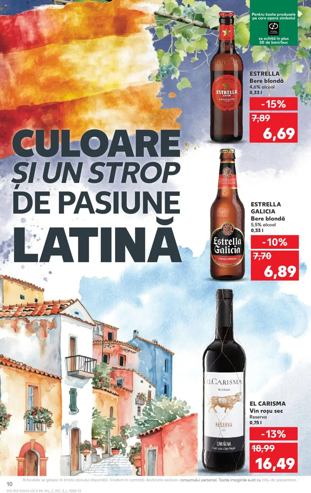 Noul catalog Kaufland – valabil de la 08.10.2025 | Pagină: 10 | Produse: Vin, Bere