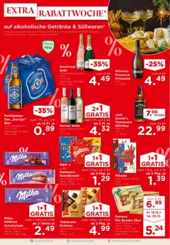 Unimarkt Flugblatt ab 17.12.2025 gültig | Seite: 2 | Produkte: Whiskey, Schokolade, Wein, Bier