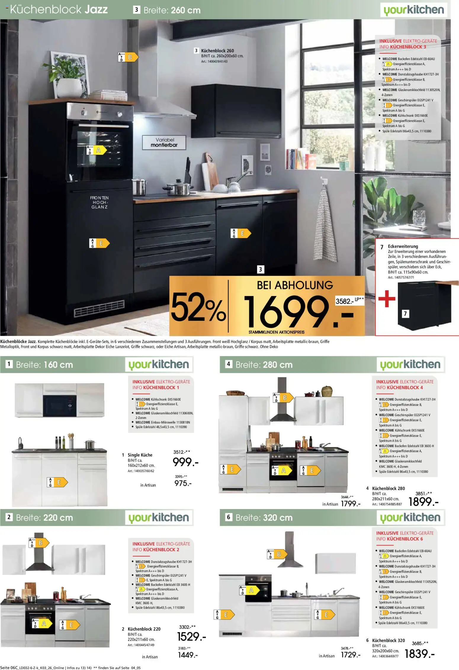 Zurbrüggen Küchen für Ihr Zuhause – gültig ab 22.02.2026 | Seite: 12 | Produkte: Geschirrspüler, Küchenblock, Küche, Backofen