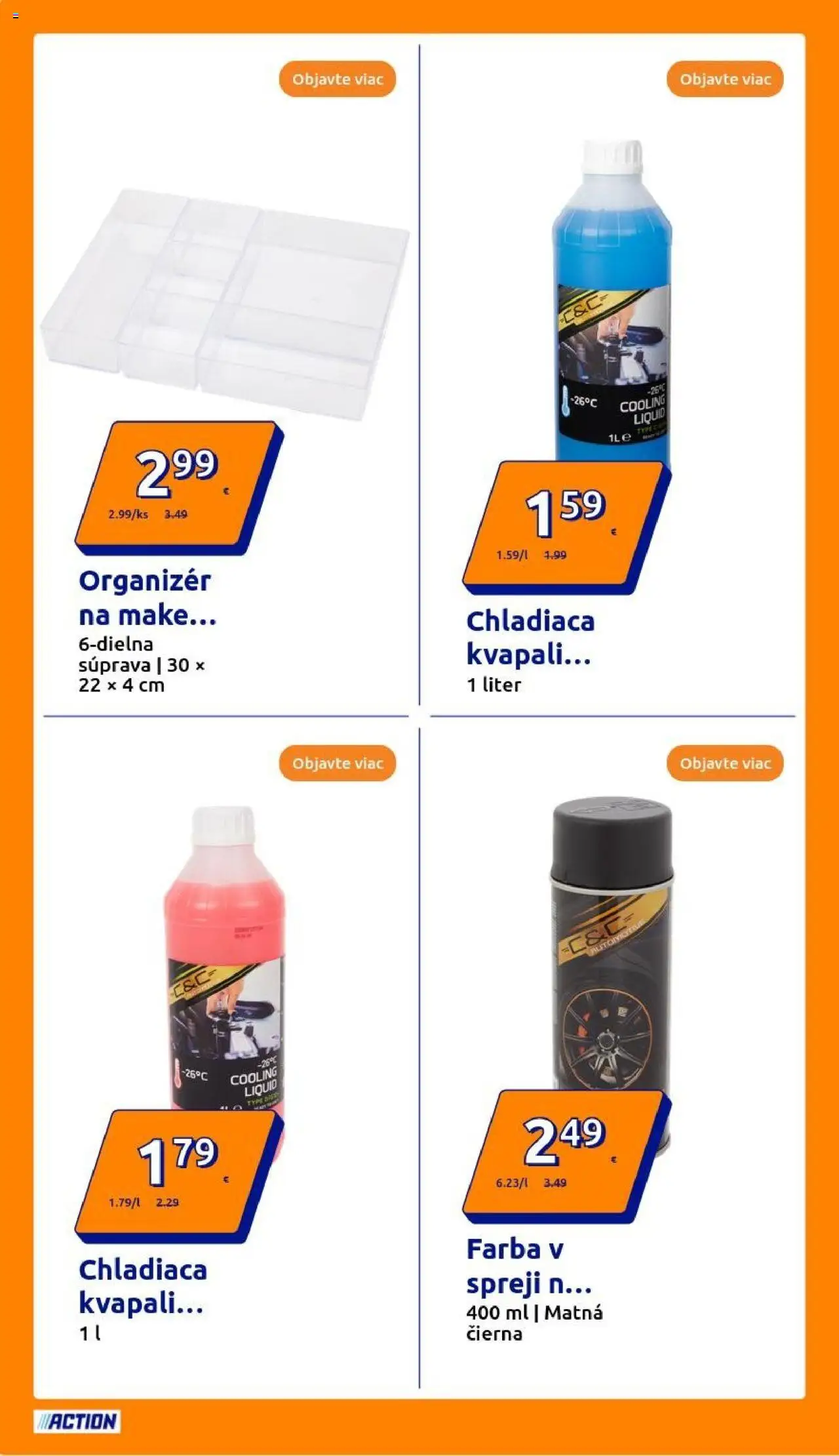 Action leták │ platný od 23.07.2025 | Strana: 28 | Produkty: Organizér