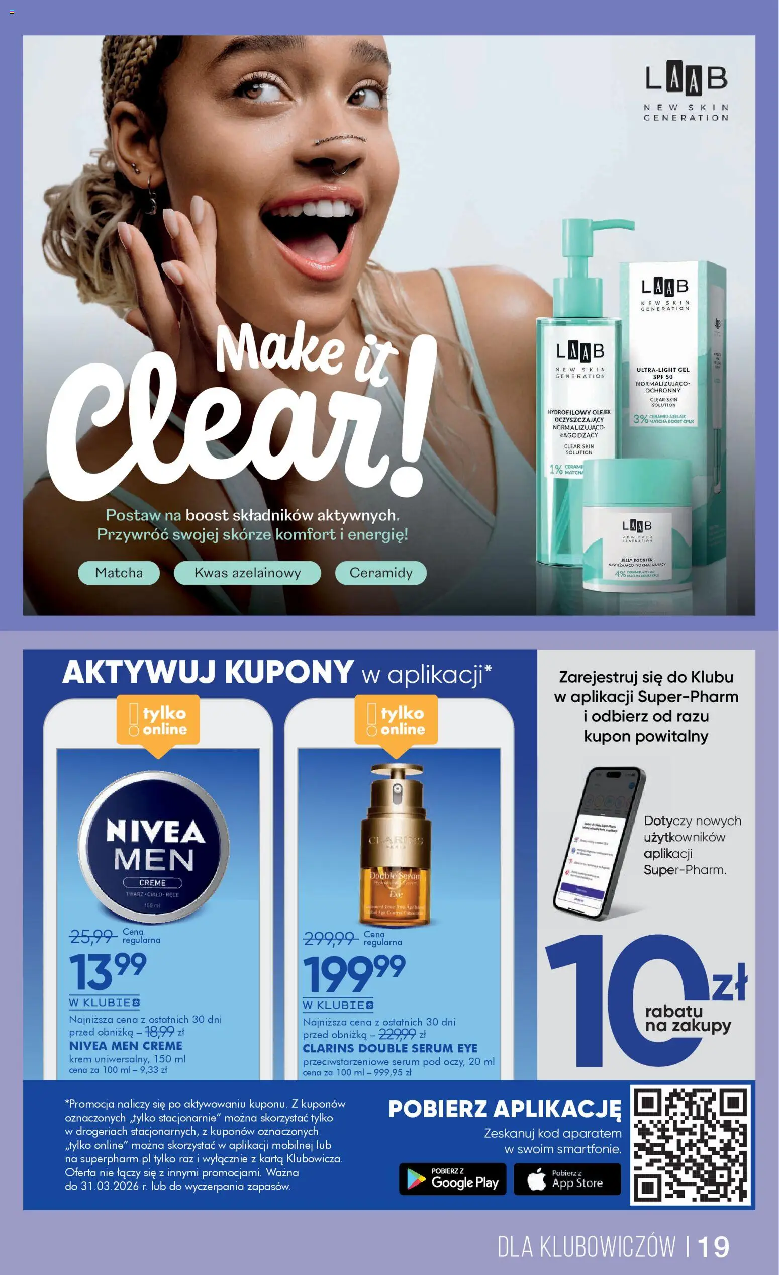 Super-pharm gazetka od 18.03.2026 | Strona: 19 | Produkty: Karta, Krem