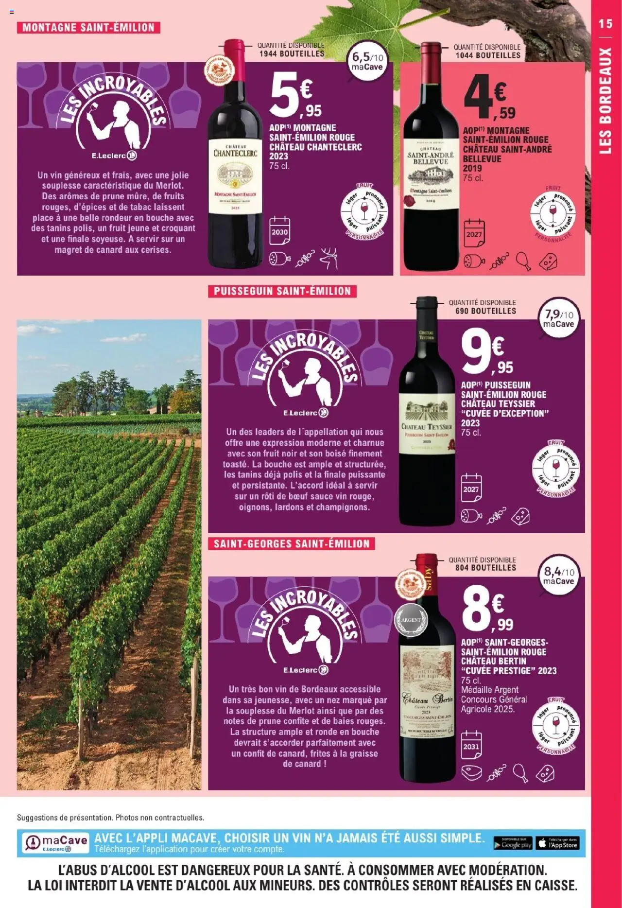  | Page: 15 | Produits: Graisse de canard, Rôti de bœuf, Lardons, Store