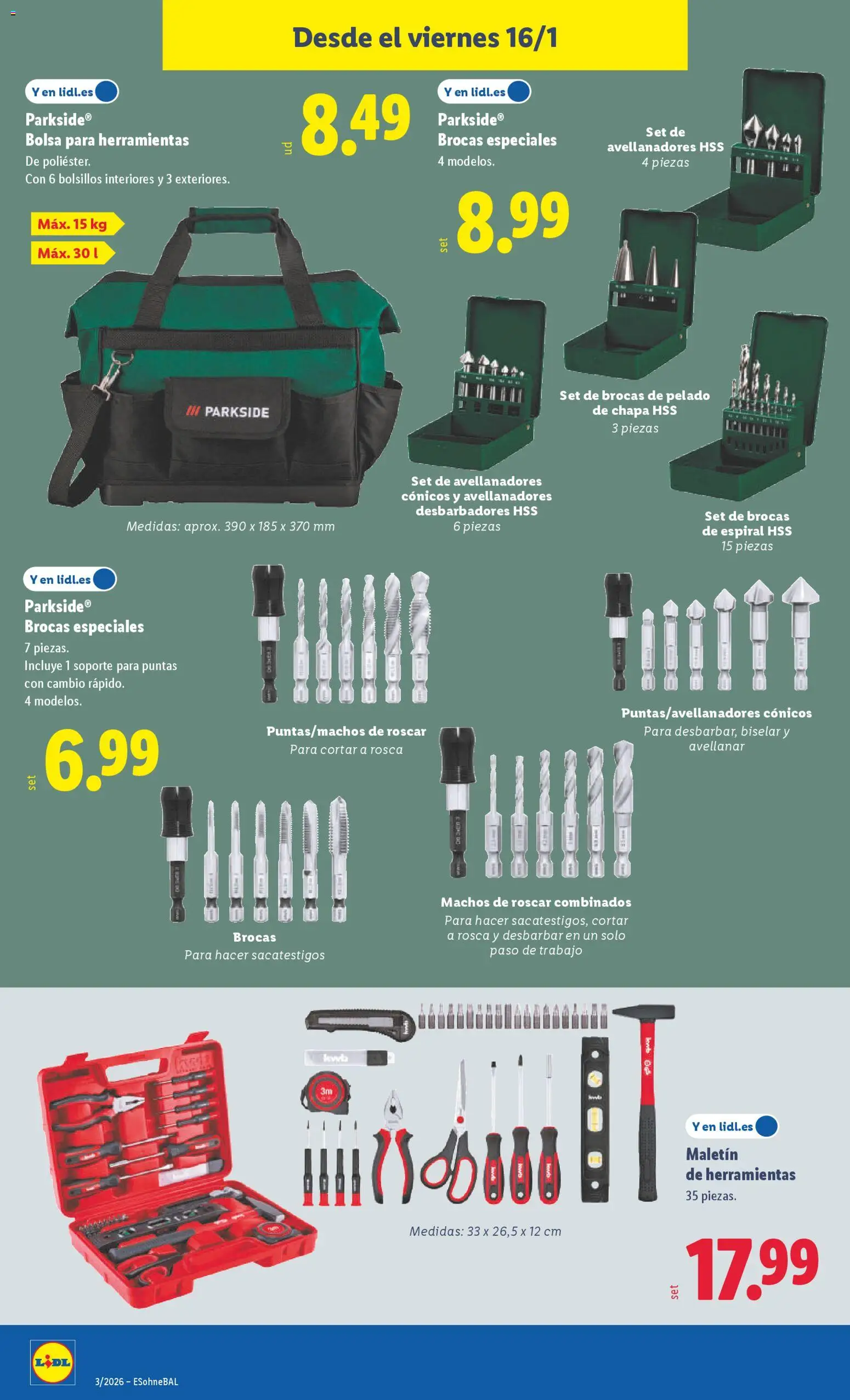 Lidl folleto de bazar │ válido desde el 12.01.2026 | Página: 20 | Productos: Bolsa