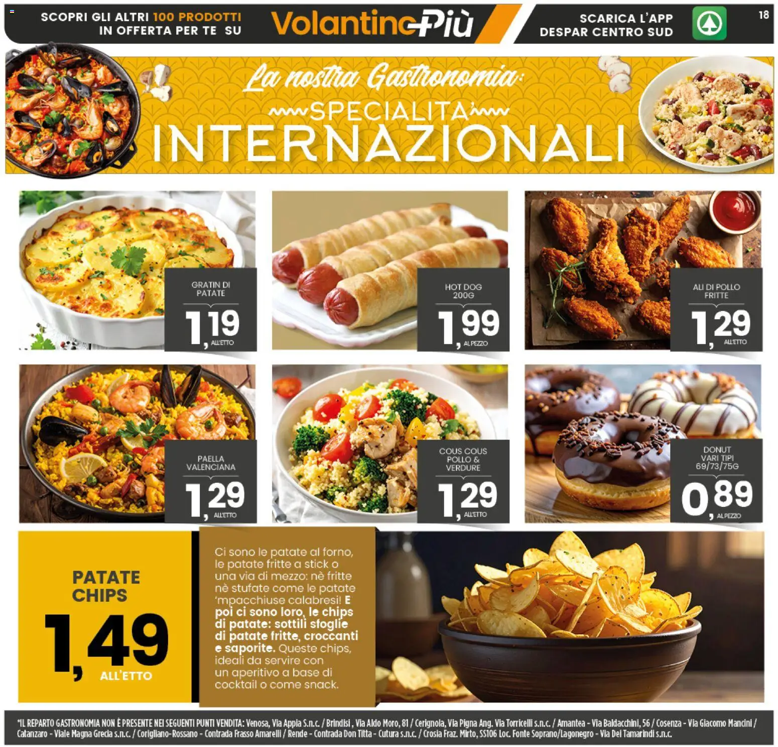 Volantino Interspar del 17.11.2025 | Pagina: 18 | Prodotti: Tè, Cous cous, Paella, Aperitivo