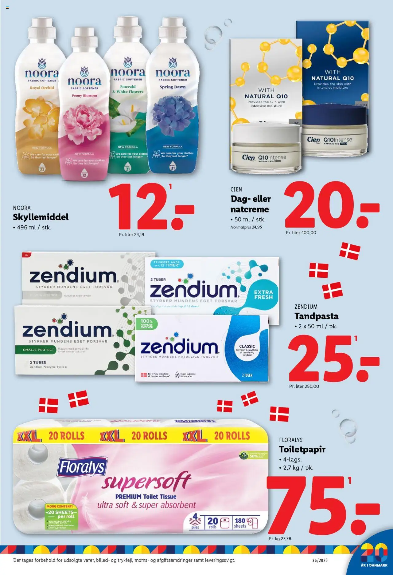 Lidl Tilbudsavis gyldig fra 31.08.2025 | Side: 7 | Produkter: Tandpasta, Skyllemiddel, Toilet