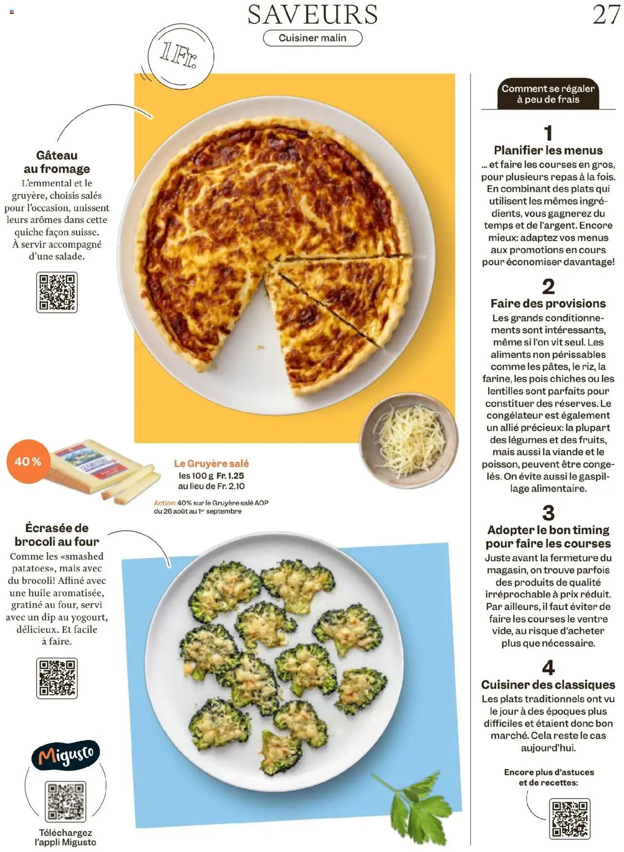 Migros - Magazin FR ab 25.08.2025 | Seite: 27