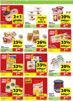 Nah und Frisch Flugblatt ab 01.04.2026 gültig | Seite: 2 | Produkte: Sahne, Pfeffer, Schokolade, Pizza