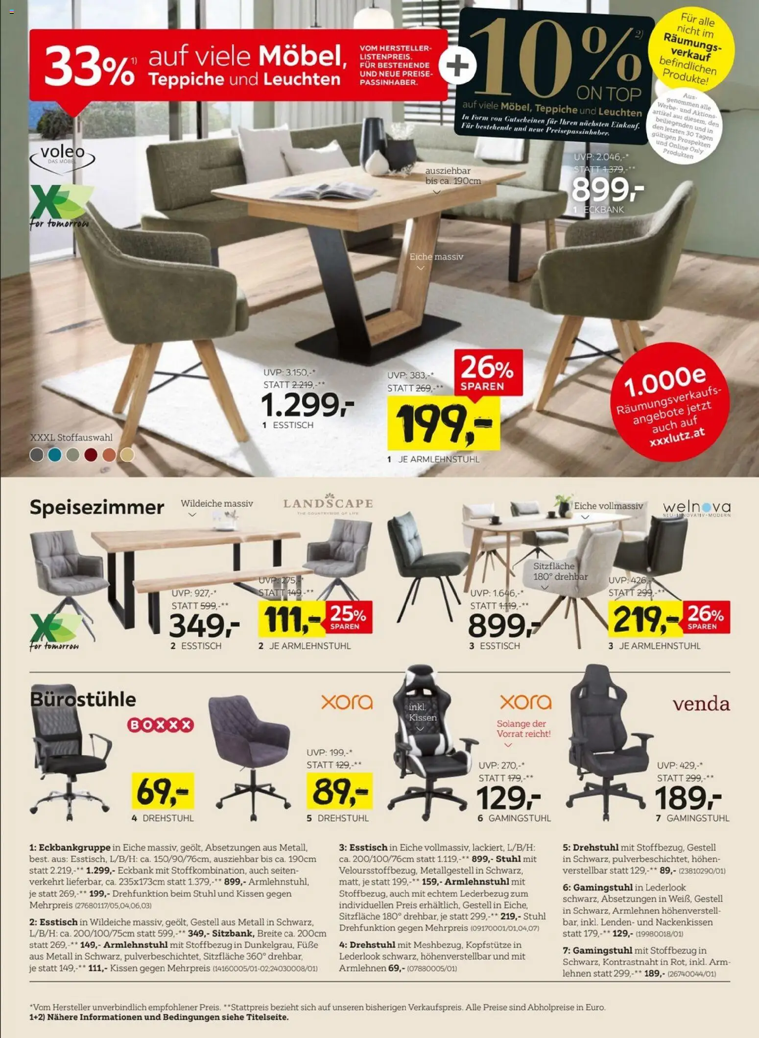 XXXLutz Winter Räumungsverkauf gültig ab 05.01.2025 | Seite: 6 | Produkte: Kissen, Stuhl