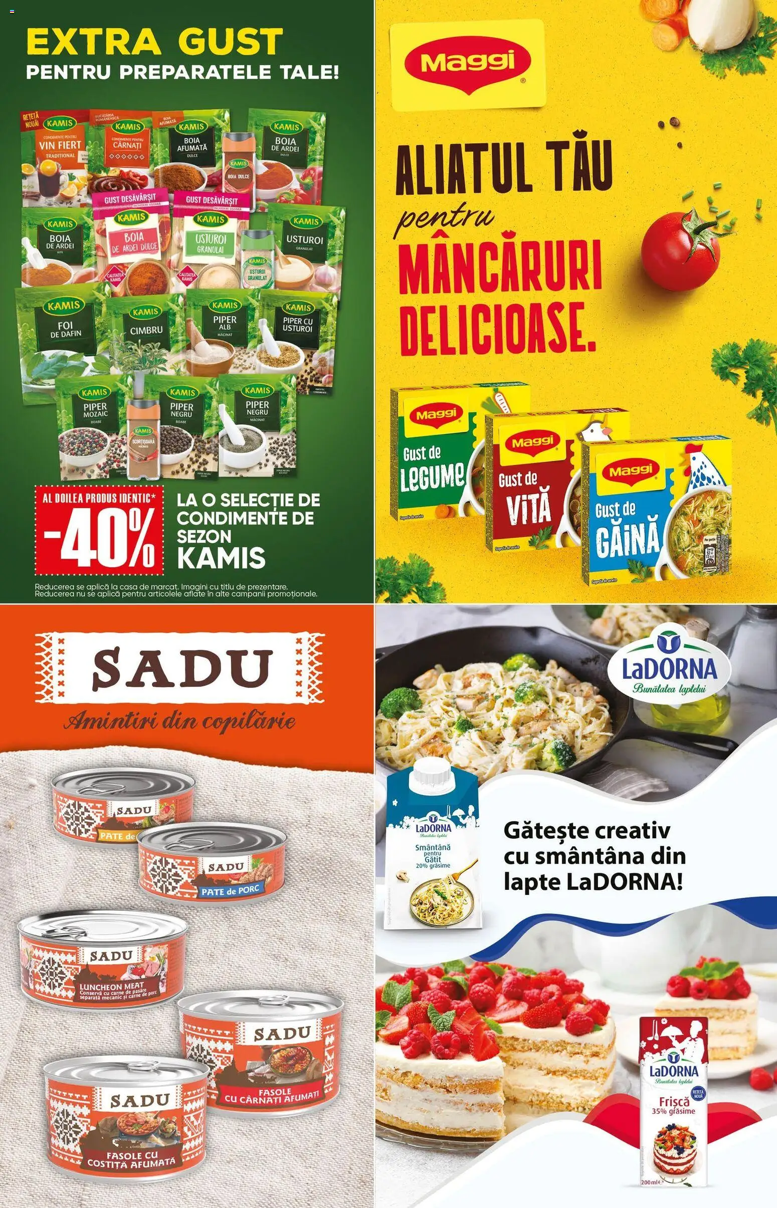 Noul catalog Profi – valabil de la 10.12.2025 | Pagină: 14 | Produse: Frișcă, Smântână, Condimente, Usturoi