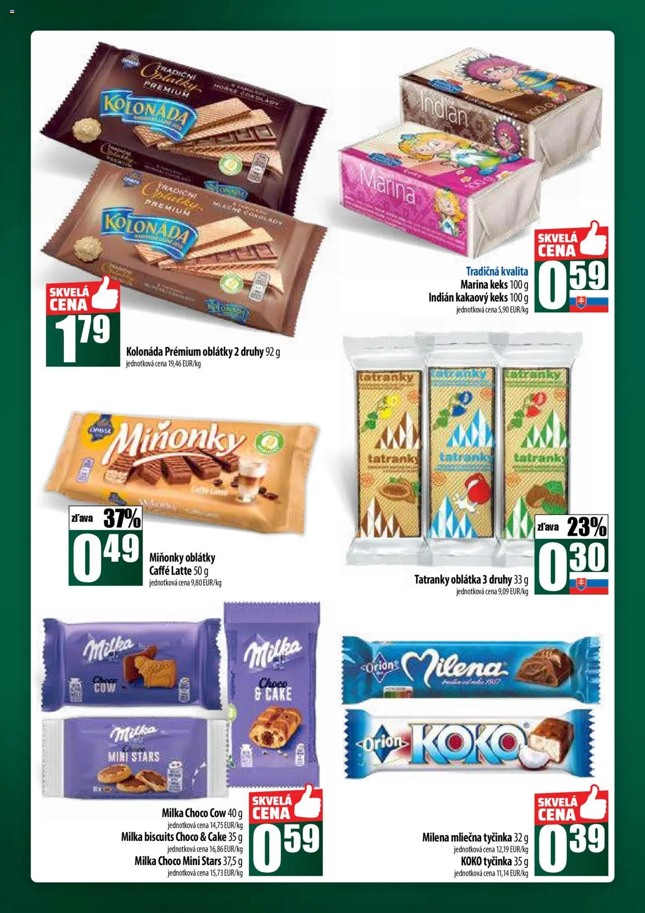 COOP Jednota široká ponuka │ platný od 24.07.2025 | Strana: 36 | Produkty: Milka
