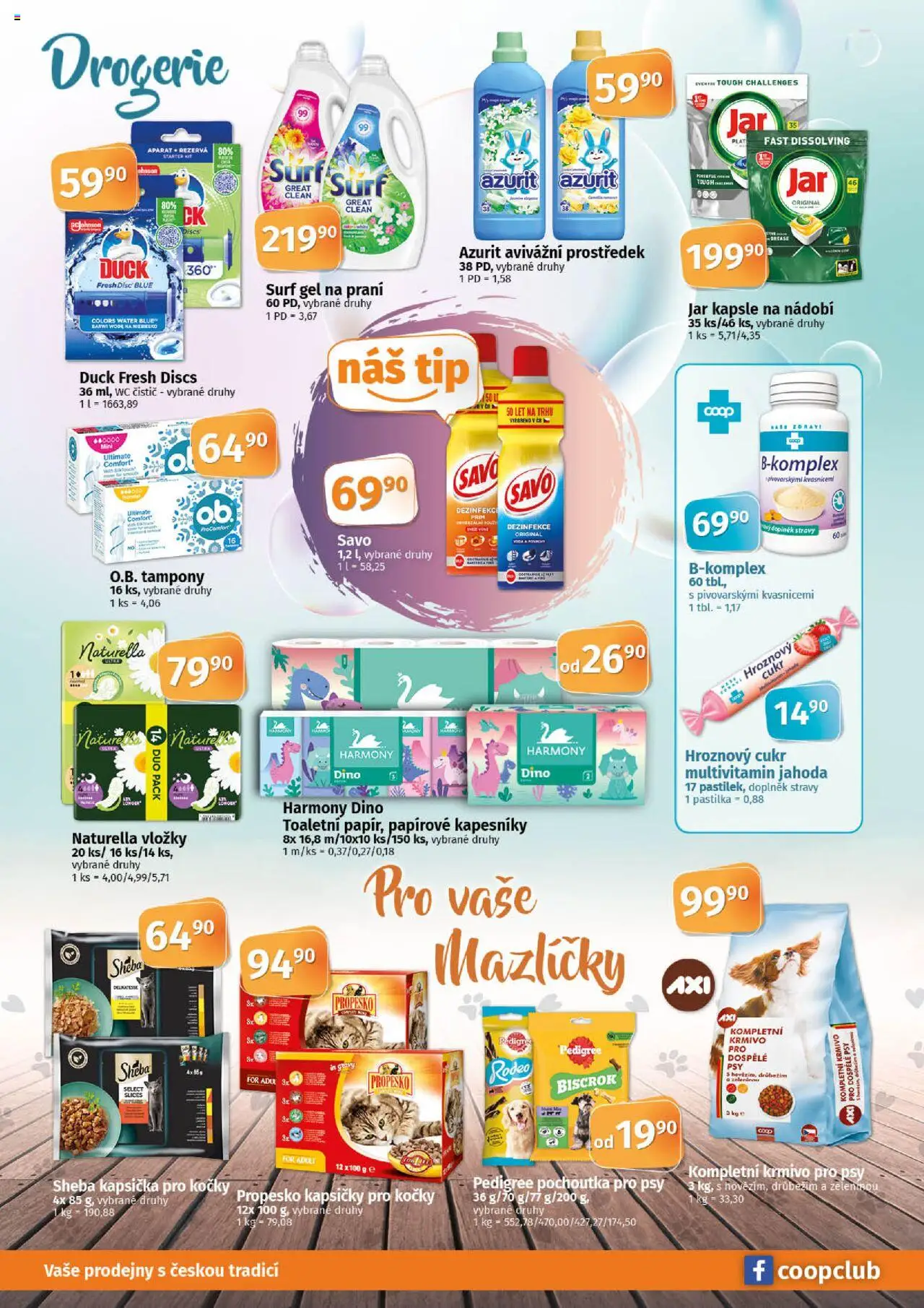 Coop leták - Tuty od 10.09.2025 | Strana: 8 | Produkty: Jar kapsle, Surf, Cukr, Sheba