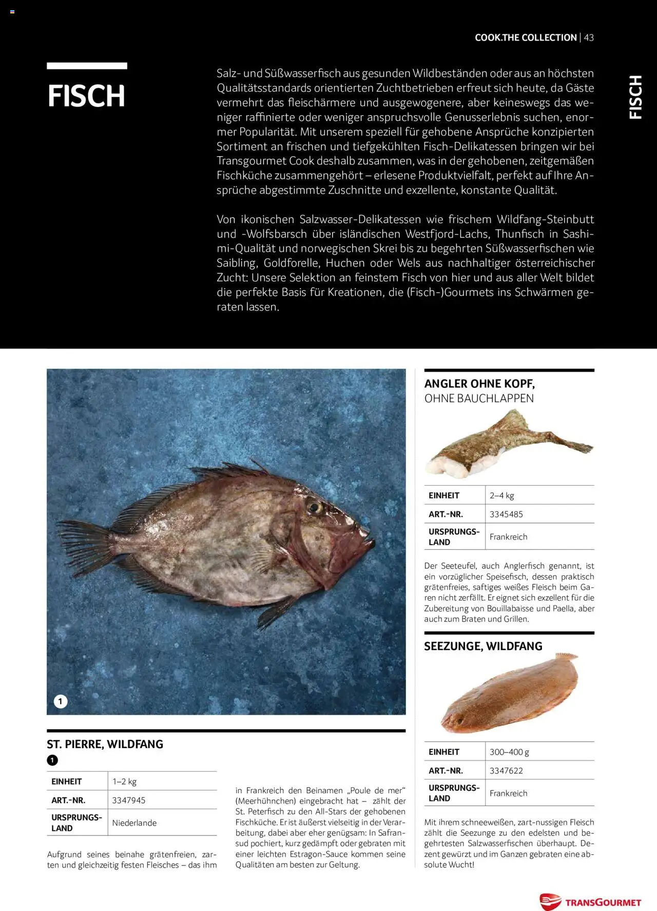 Transgourmet Cook Look-Book gültig ab 01.09.2023 | Seite: 43 | Produkte: Salz, Fisch
