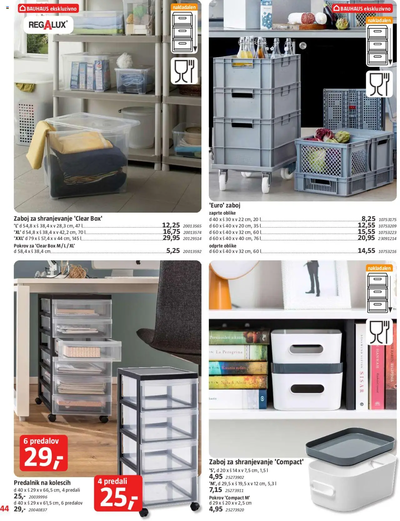 Bauhaus katalog │ velja od 31.07.2025 | Stran: 44 | Izdelki: Predalnik, Zaboj