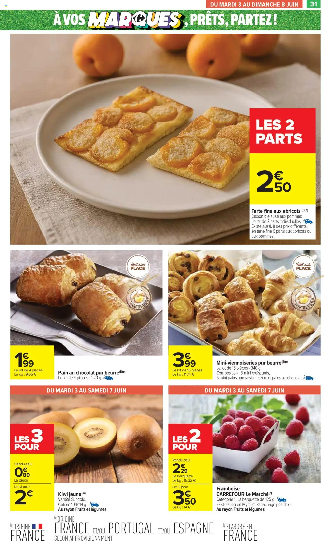  | Page: 33 | Produits: Framboise, Pain au chocolat, Pain, Chocolat