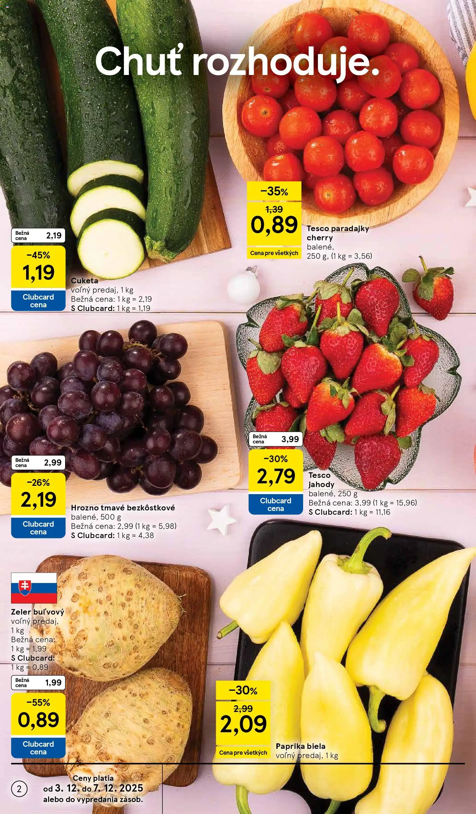 Nové Tesco akcie – leták je platný od 03.12.2025 | Strana: 2