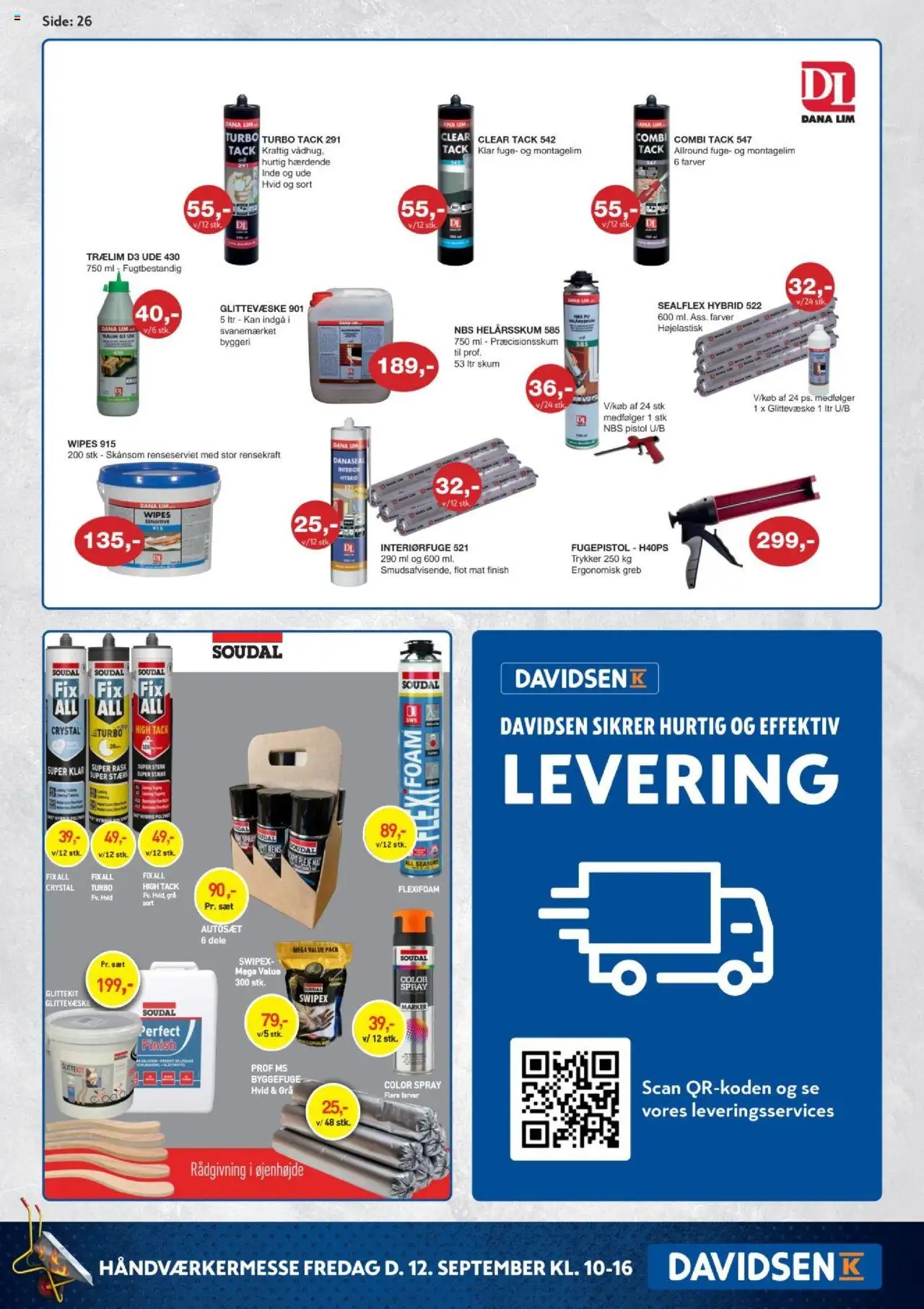Davidsen tilbudsavis – gyldig fra 12.09.2025 | Side: 26