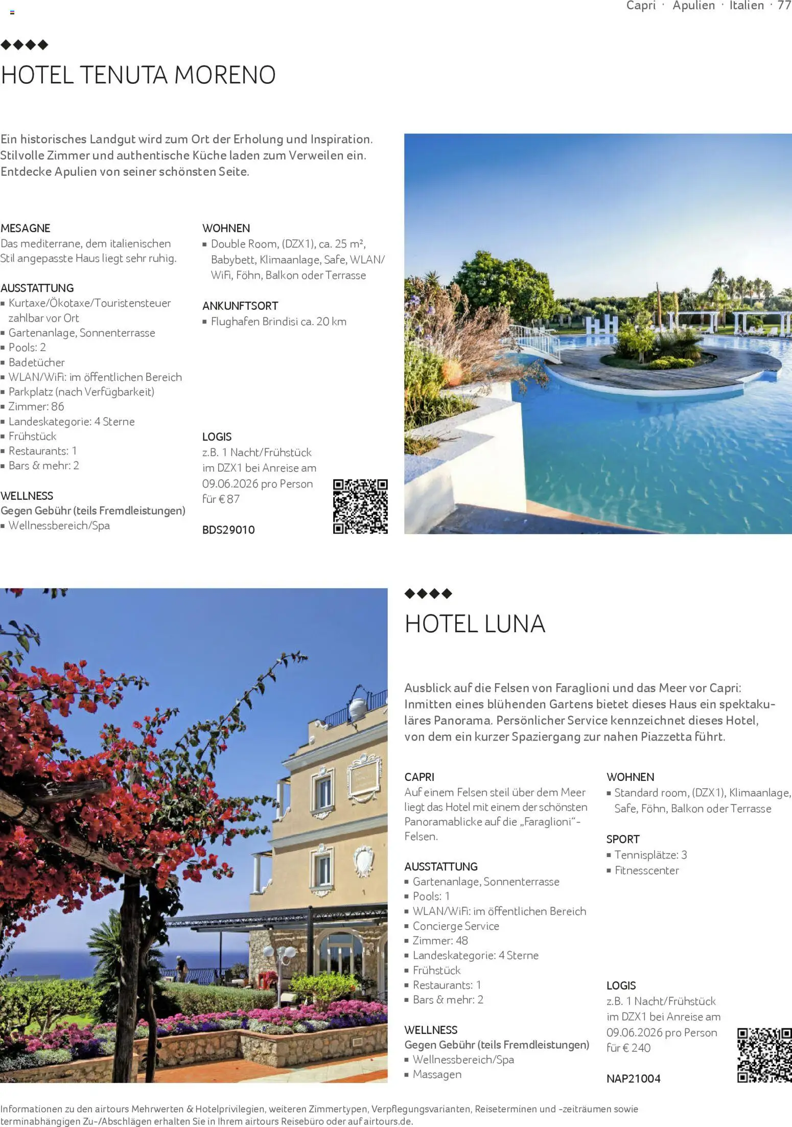 Aida Airtours Erstklassige Europareisen – gültig ab 30.10.2025 | Seite: 77 | Produkte: Klimaanlage, Küche