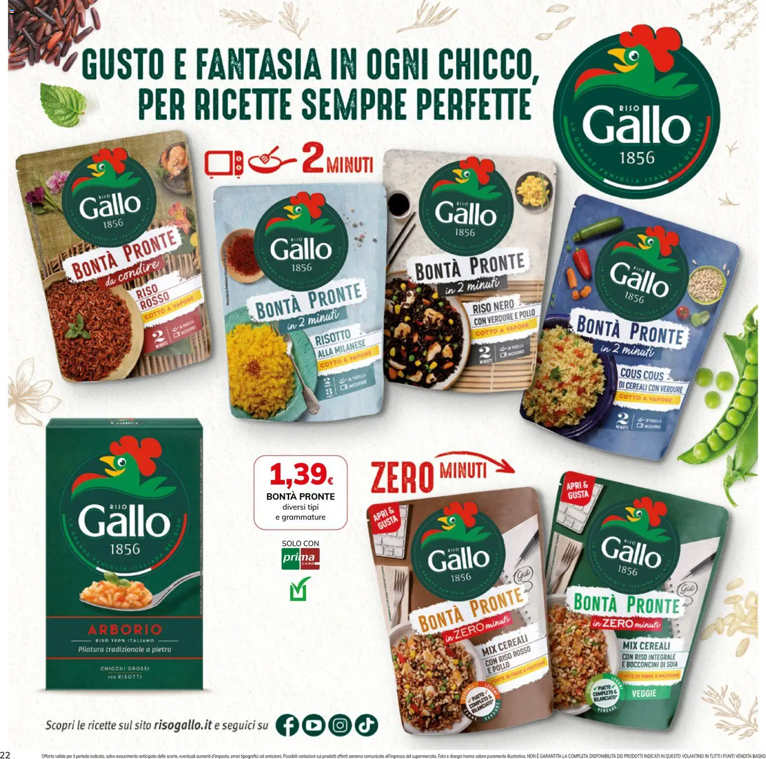 Volantino Basko del 13.01.2026 | Pagina: 22 | Prodotti: Pollo, Riso, Cereali, Verdure