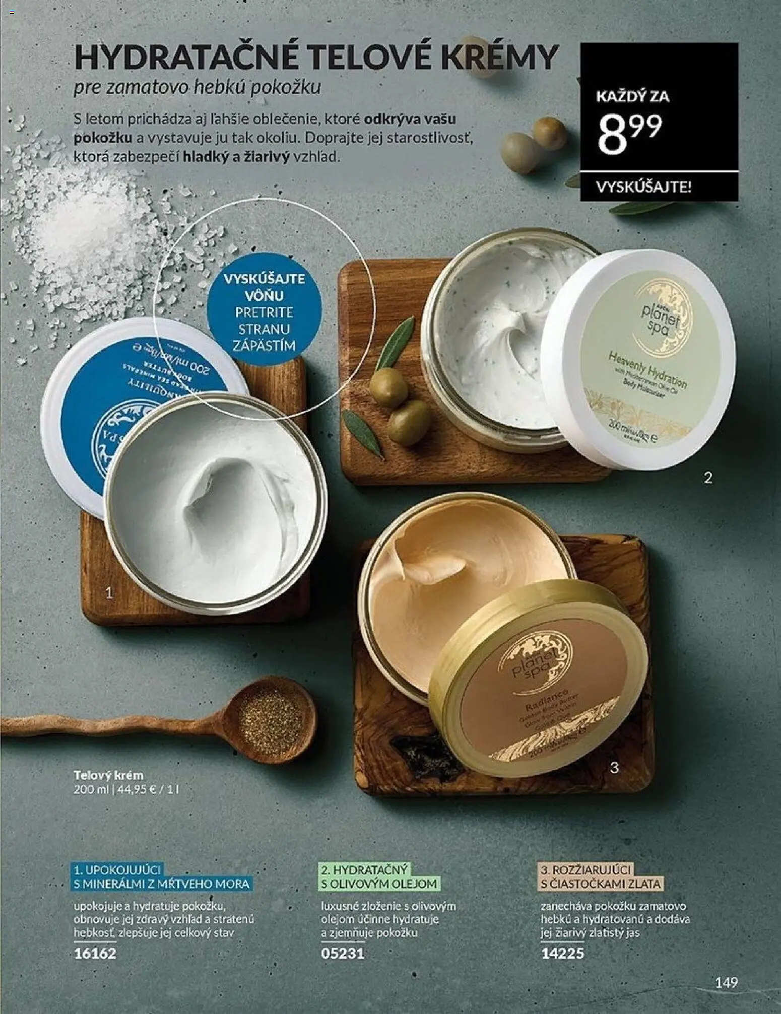 Nové Avon akcie – leták je platný od 01.05.2026 | Strana: 149 | Produkty: Telový krém, Krém