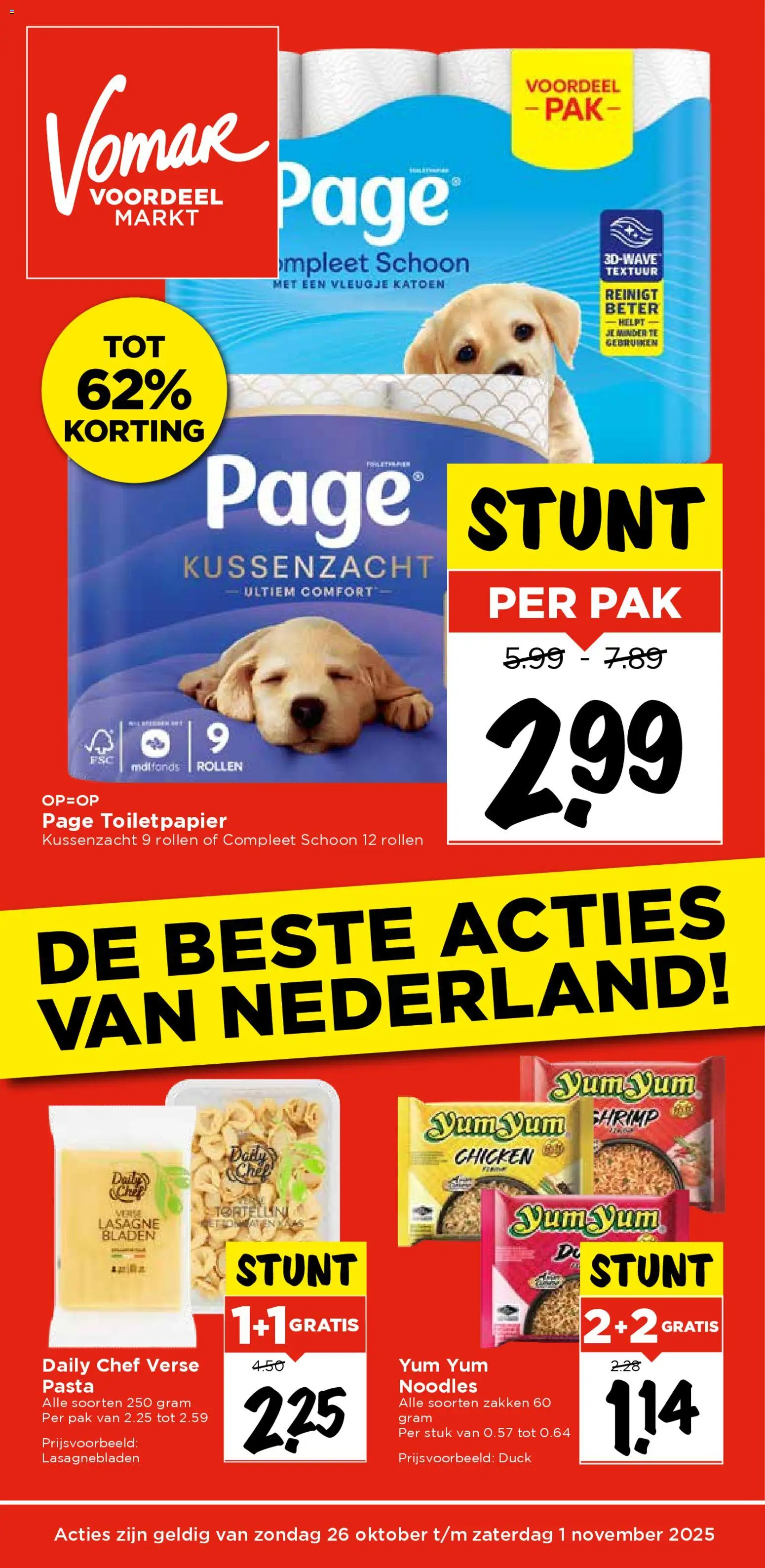 {H1} | Pagina: 1 | Producten: Pasta, Lasagne, Toiletpapier