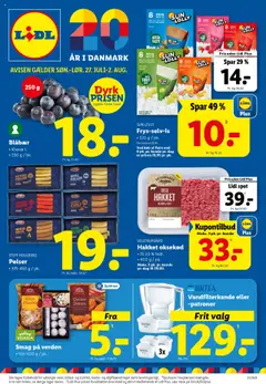 Eksempel på tilbudsavis Lidl - Tilbudsavis fra butik Lidl gyldig fra 27.07.2025