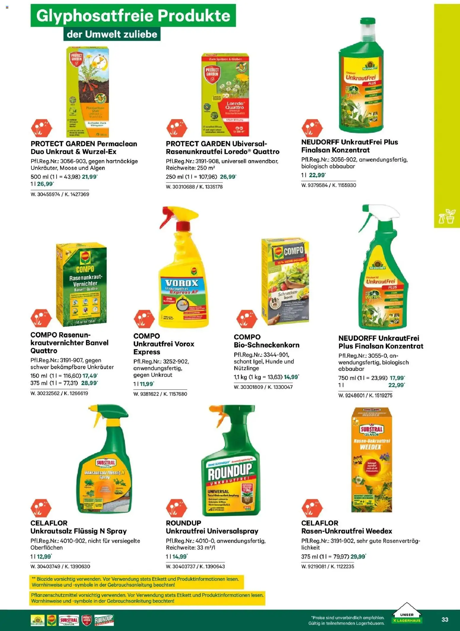 Lagerhaus Garten & Freizeit Katalog 2026 - Schweiggers, Bad Aussee  gültig ab 01.03.2026 | Seite: 33
