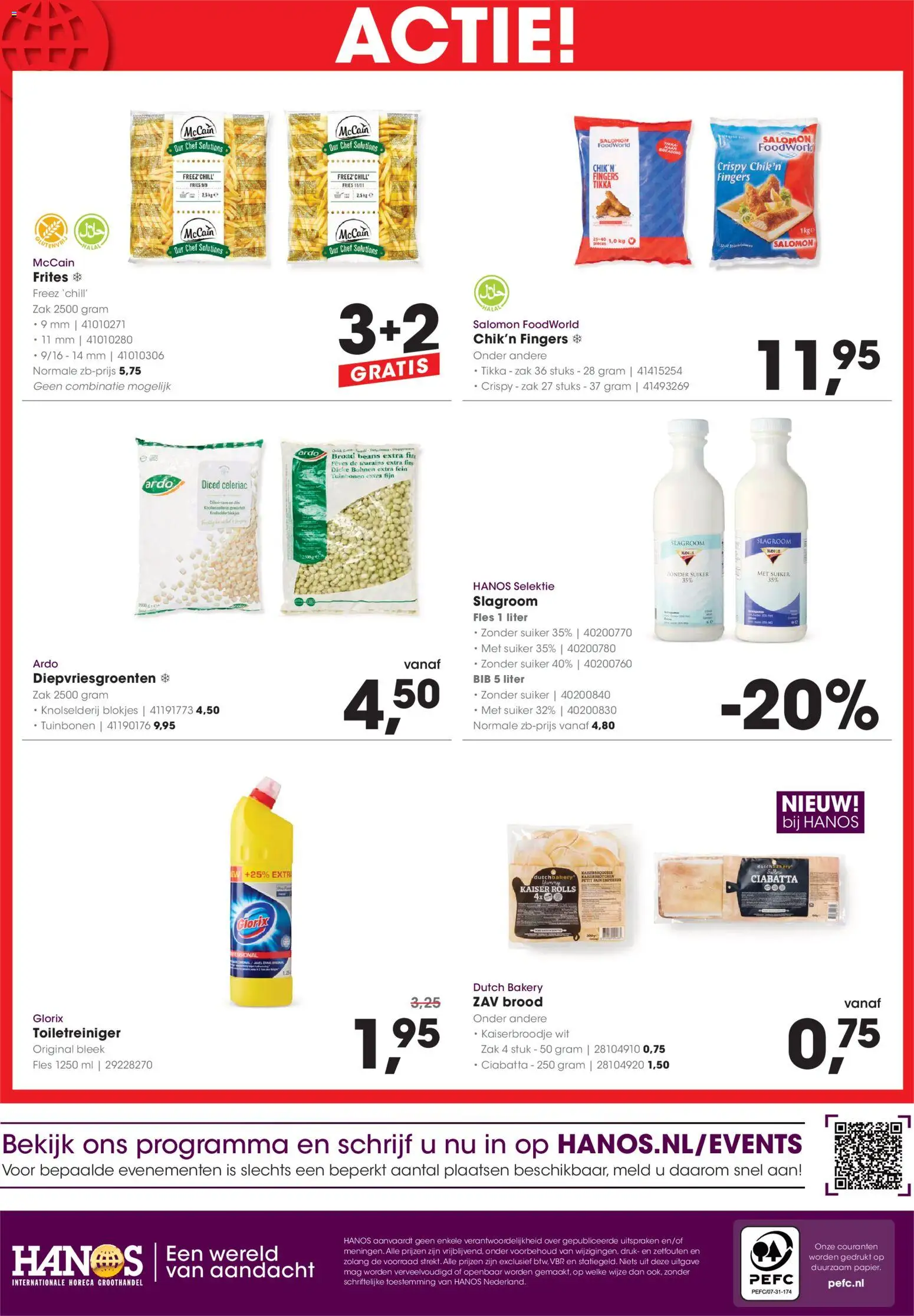 {H1} | Pagina: 32 | Producten: Brood, Waffelini, Fles, Slagroom