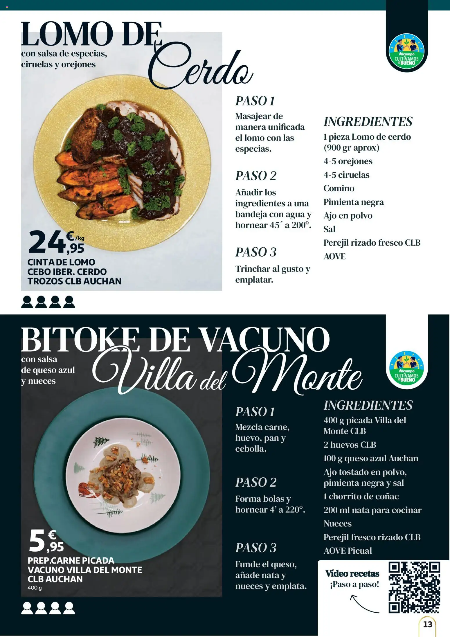 Alcampo - HG Nacional  │ válido desde el 11.12.2025 | Página: 13 | Productos: Queso, Huevos, Pan, Cerdo