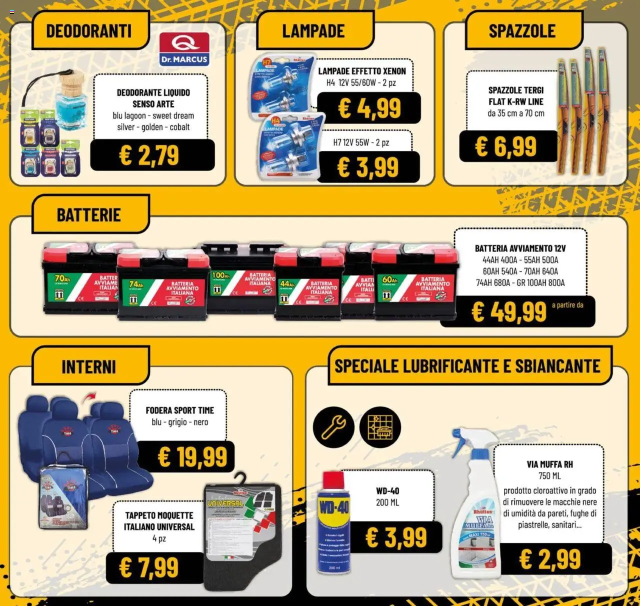Volantino Oasi del 25.09.2025 | Pagina: 23 | Prodotti: Deodorante, Lubrificante, Batteria, Batterie