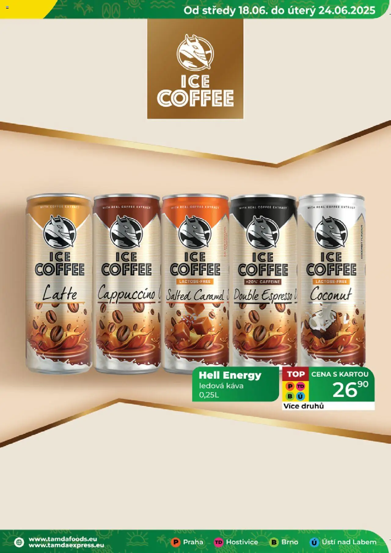 Tamda Foods leták od 18.06.2025 | Strana: 37 | Produkty: Ledová káva, Iced coffee, Káva, Cappuccino
