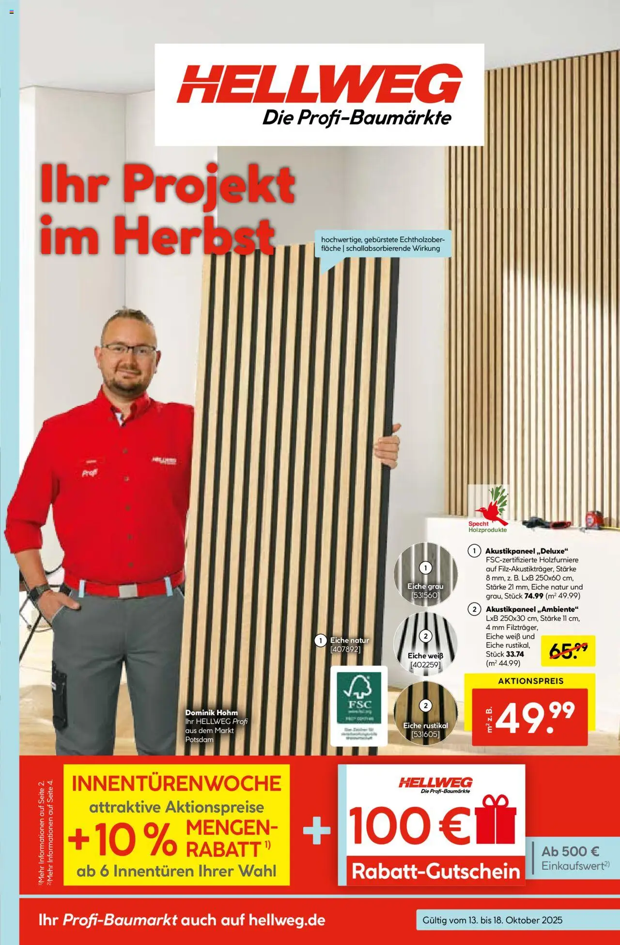 Hellweg Prospekt – gültig ab 13.10.2025 | Seite: 1