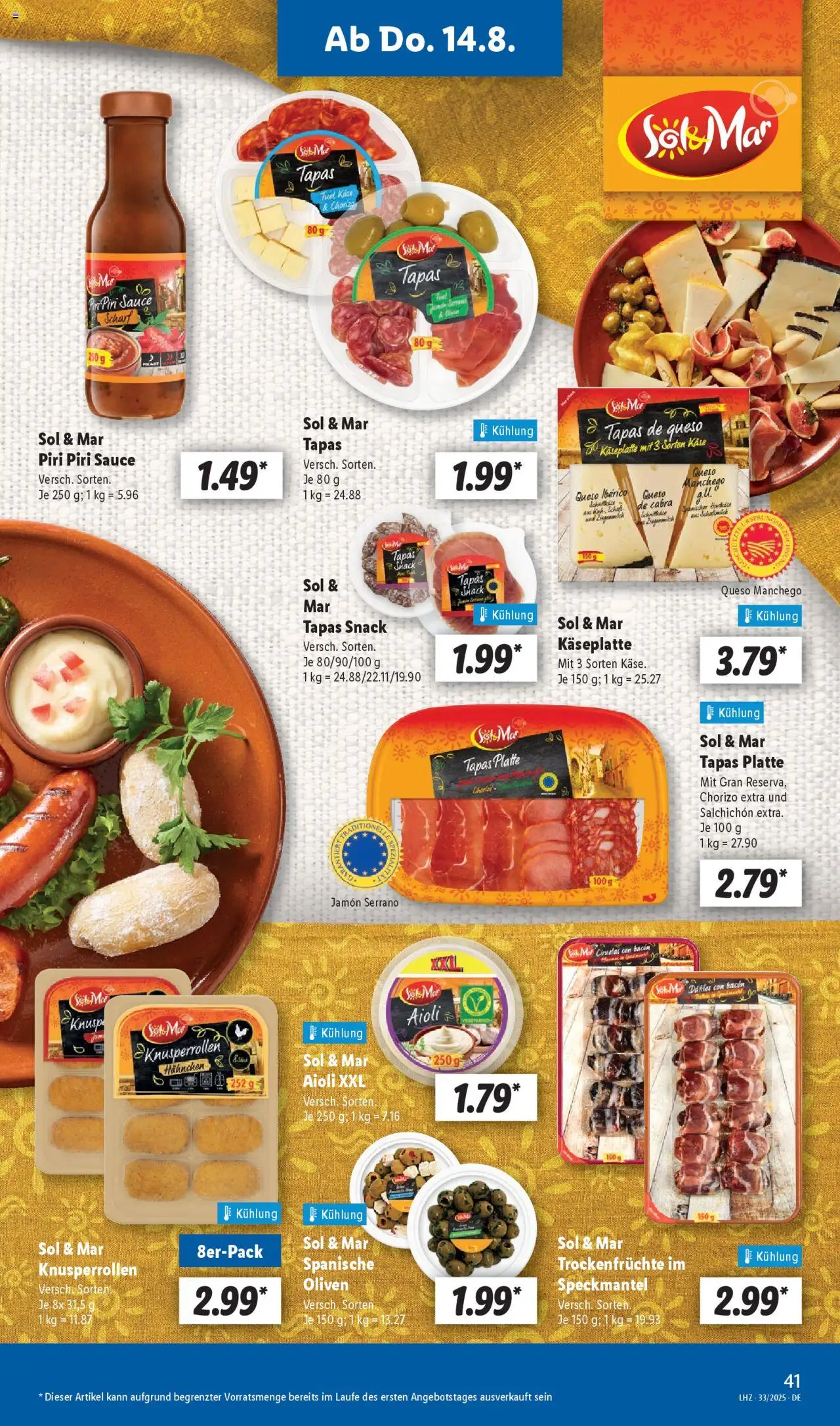 Lidl Prospekt 	 - gültig ab dem 11.08.2025 | Seite: 49 | Produkte: Hahnchen