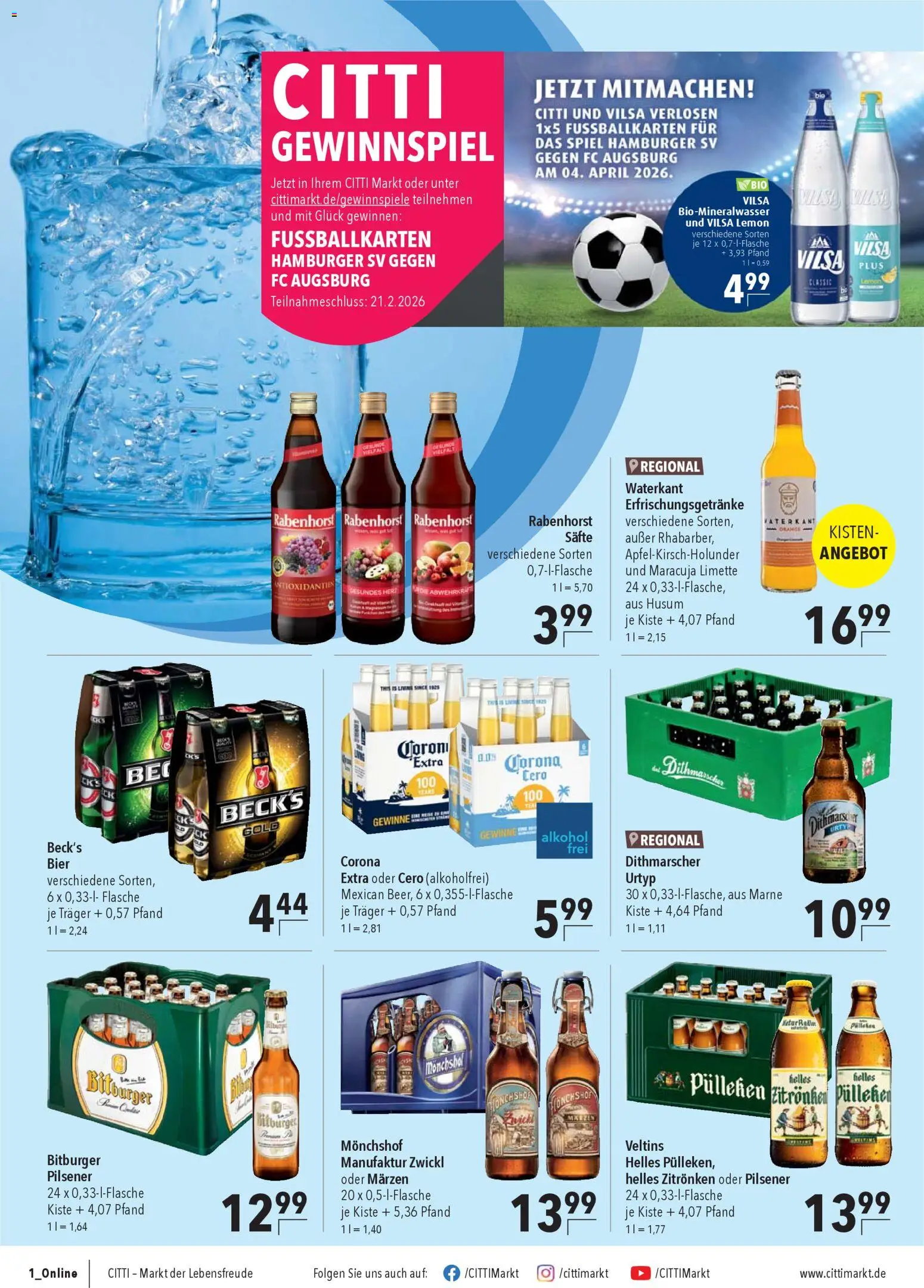 CITTI Markt Prospekt 	 – gültig ab 11.02.2026 | Seite: 16