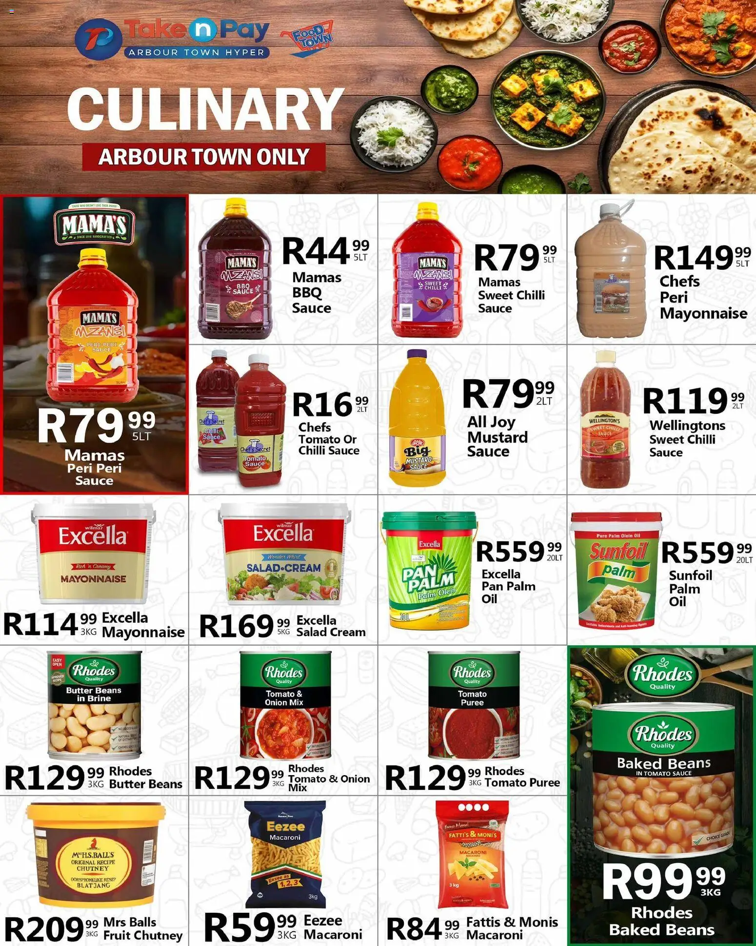 New Take n Pay catalogue – valid from 13.04.2026 | Page: 36 | Products: Mustard, Cream, Salad, Chilli
