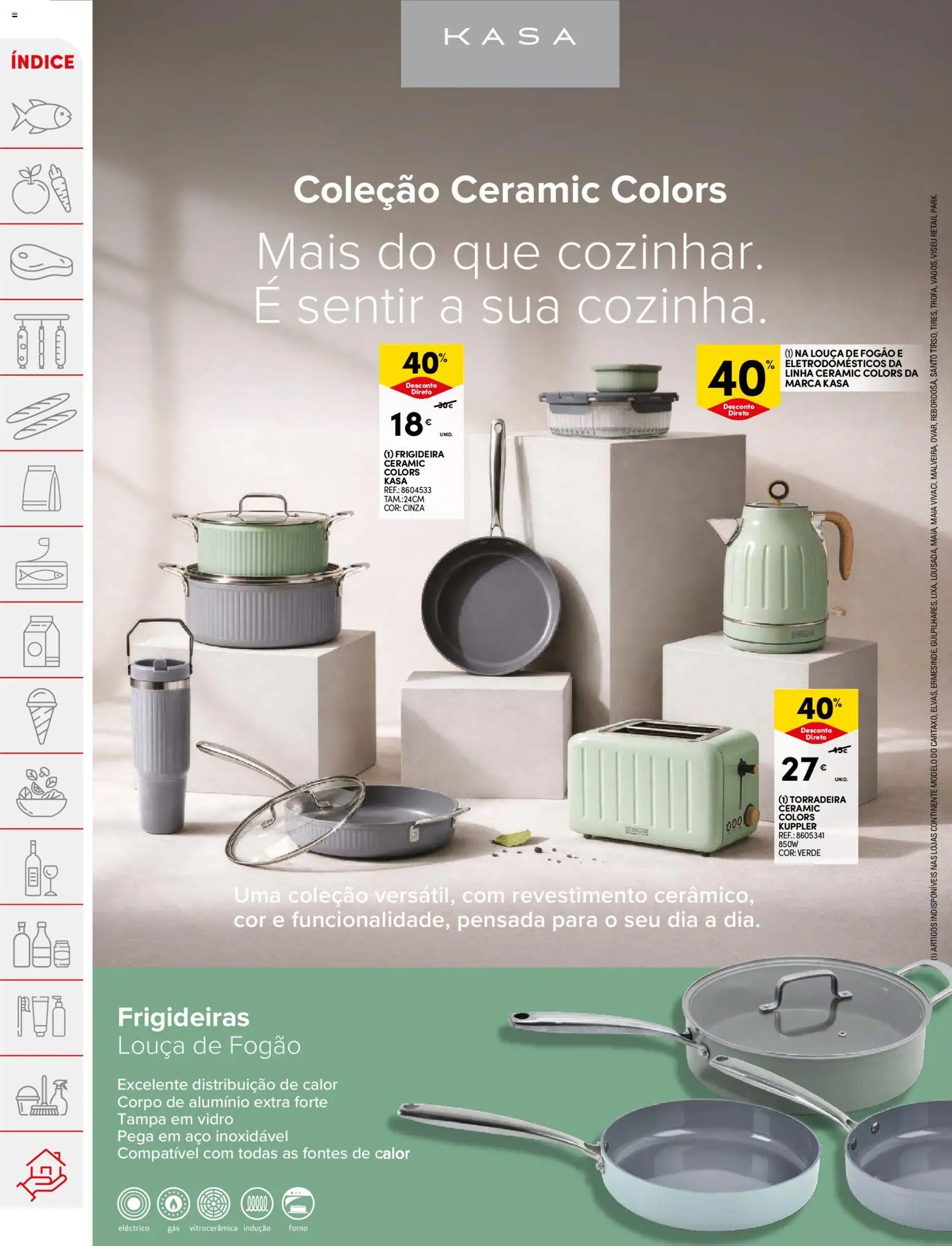 Continente folheto │ válido de 21.04.2026 | Página: 48 | Produtos: Forno, Fogão, Torradeira, Frigideira