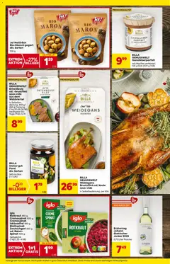 Billa Flugblatt ab 30.10.2025 gültig | Seite: 10 | Produkte: Creme, Äpfel