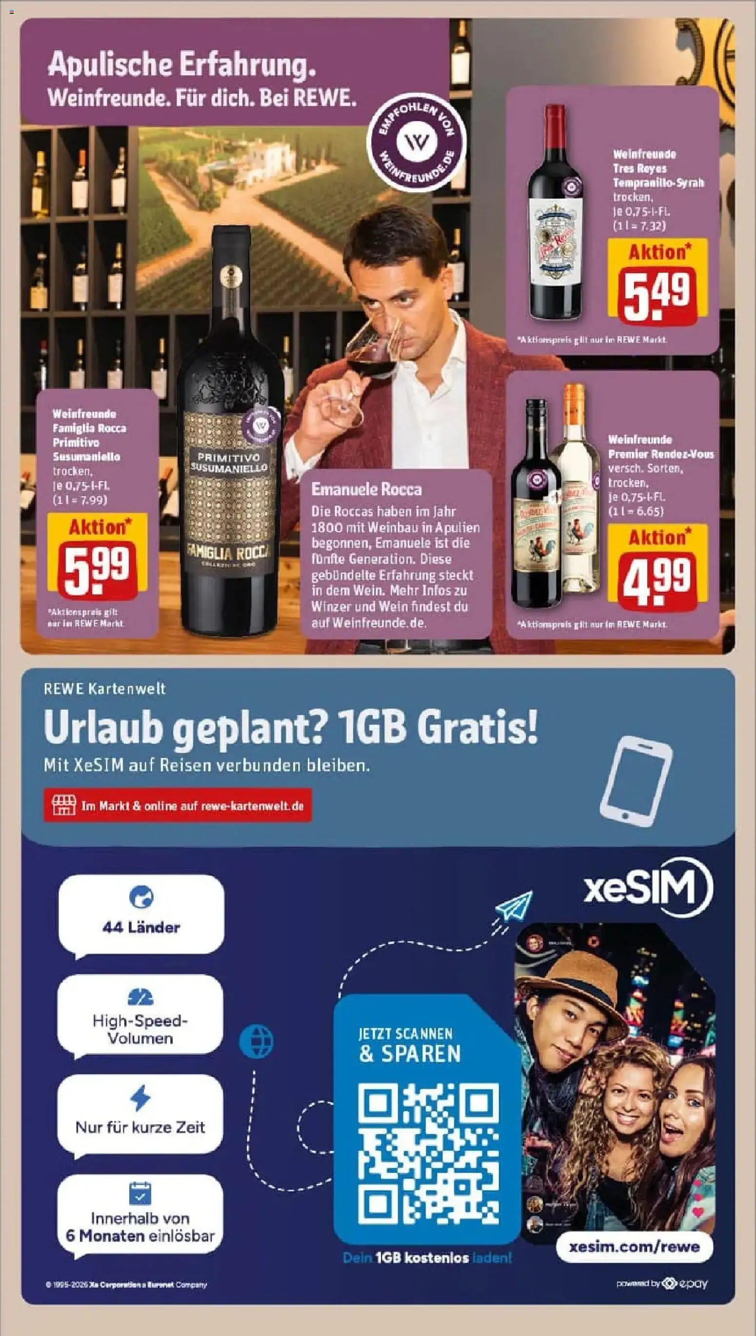 Rewe prospekt Ochsenfurt	 – gültig ab 11.01.2026 | Seite: 31 | Produkte: Wein