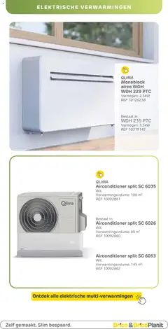 Brico - Onze verwarmingscatalogus - Voorbeeld van een folder van Brico, geldig van 24.09.2025 | Pagina: 51 | Producten: Airco