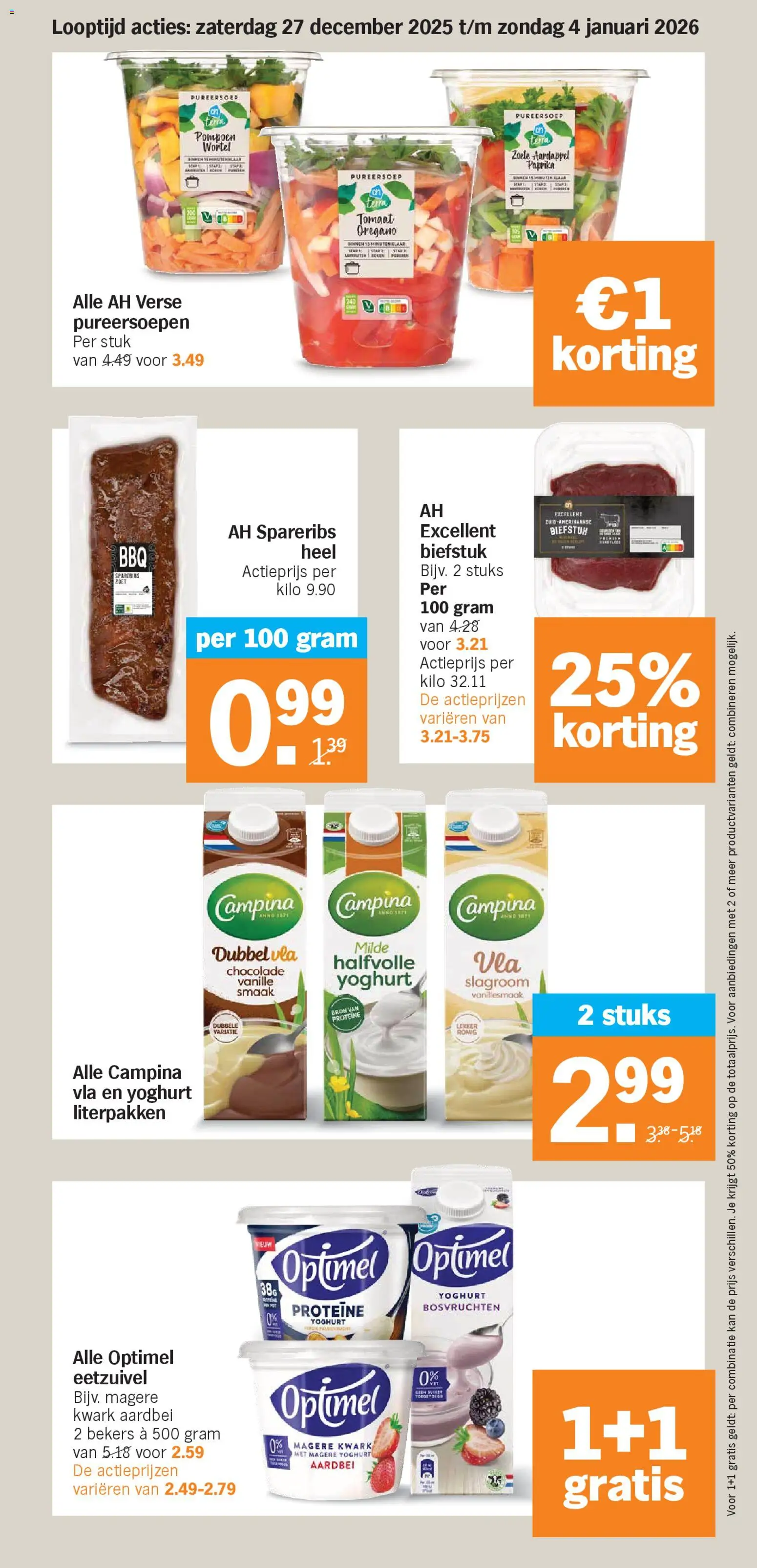 {H1} | Pagina: 27 | Producten: Zoete Aardappel, Yoghurt, Chocolade, Slagroom
