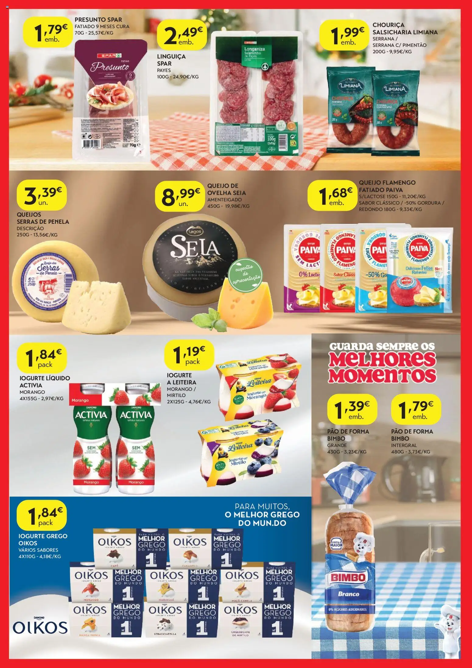 Spar - folheto │ válido de 23.12.2025 | Página: 2 | Produtos: Pão de forma, Queijo, Pão, Maça