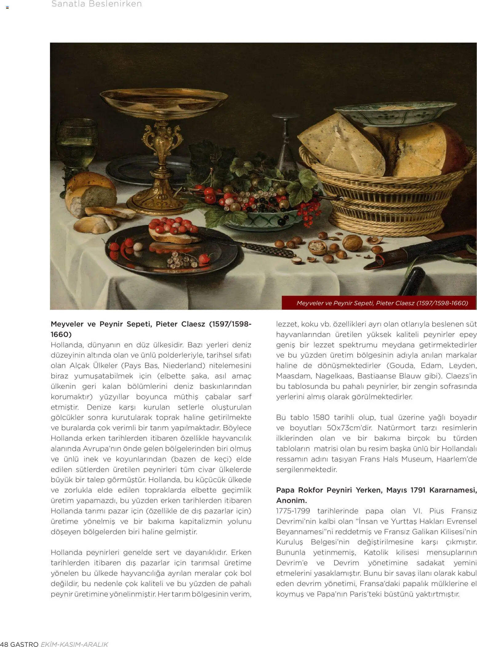 Metr  Katalog Gastro Ekim - Kasım - Aralık 2025 - 01.10.2025 tarihinden itibaren geçerlidir | Sayfa: 48 | Ürünler: Peynir, Koku, Su