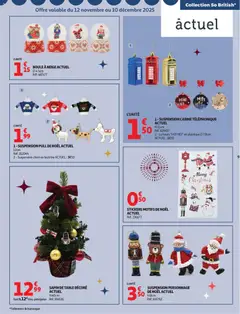 Auchan - Prévisualisation de Auchan - Bon Noël et Bonnes Affaires : Sélection déco valide à partir de 12.11.2025 | Page: 9