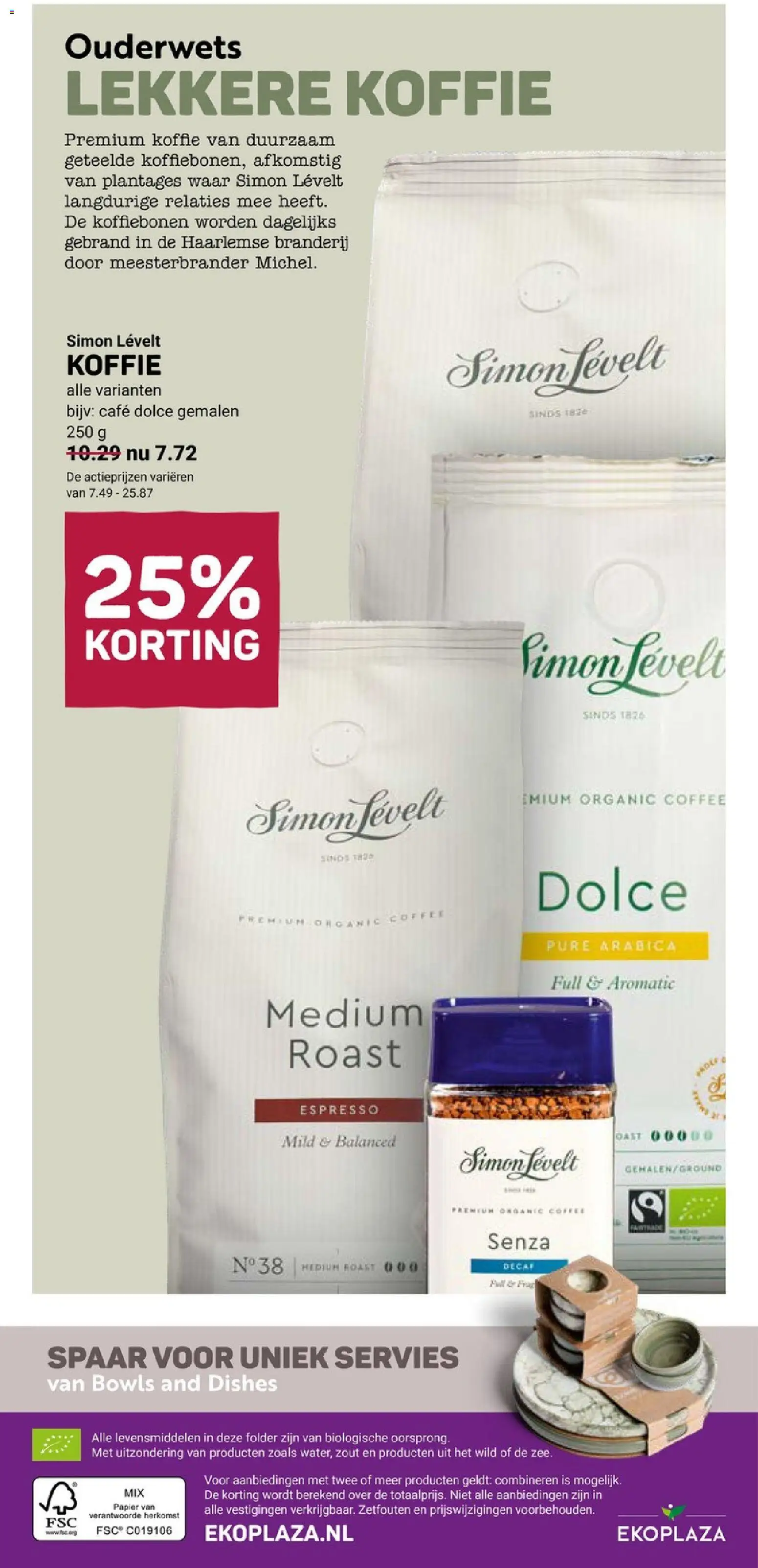 {H1} | Pagina: 22 | Producten: Koffie, Servies, Koffiebonen, Papier