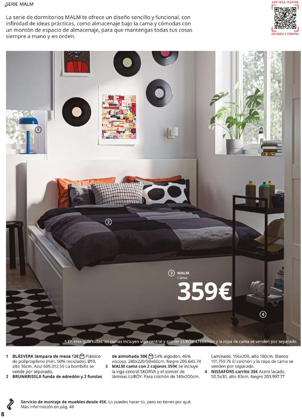 Catálogo IKEA Muebles para el dormitorio │ válido desde el 01.09.2025 | Página: 8 | Productos: Tinte, Té
