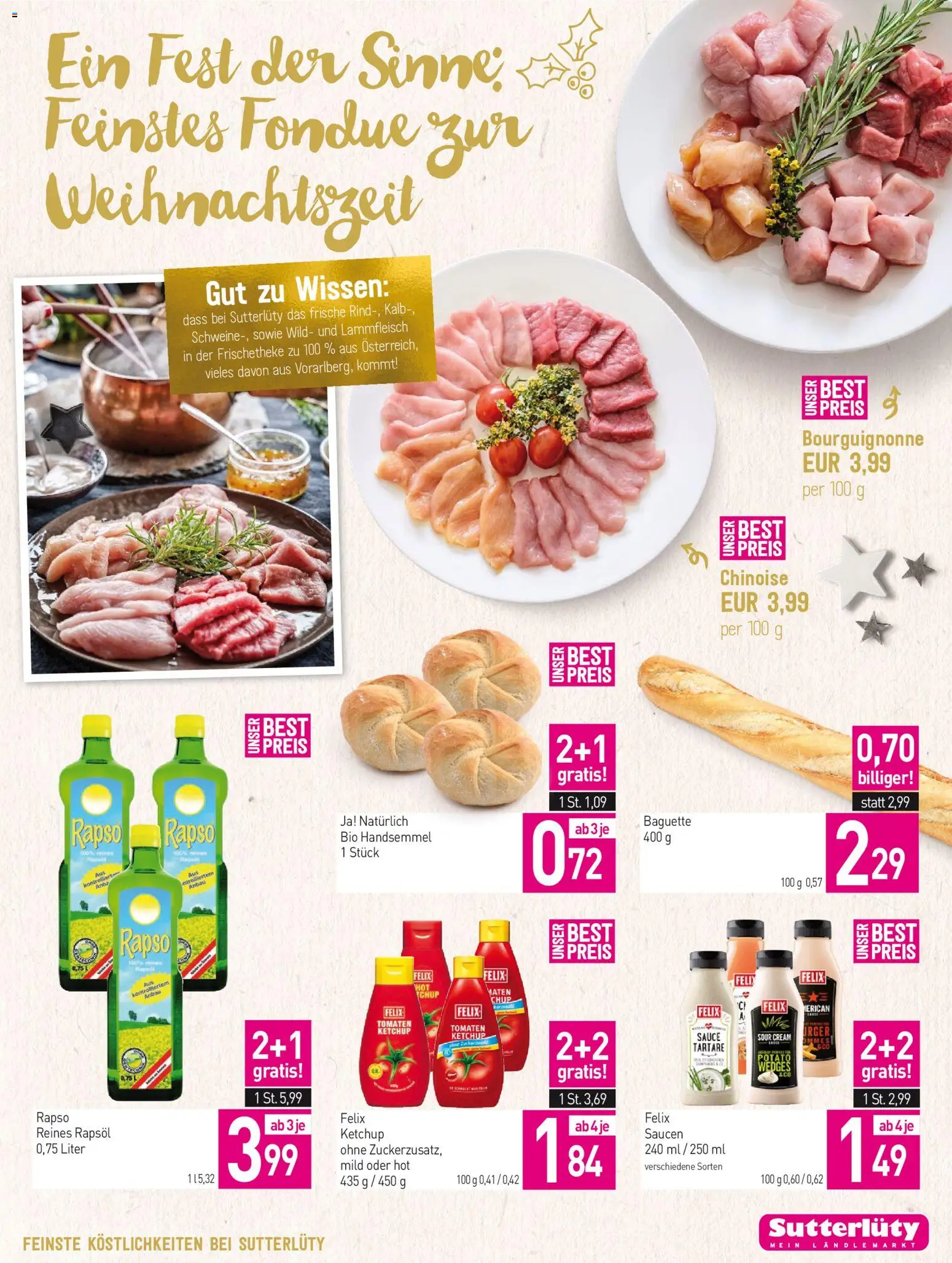 Sutterlüty Flugblatt gültig ab 18.12.2025 | Seite: 9 | Produkte: Ketchup, Jääkaappipakastin, Tomaten
