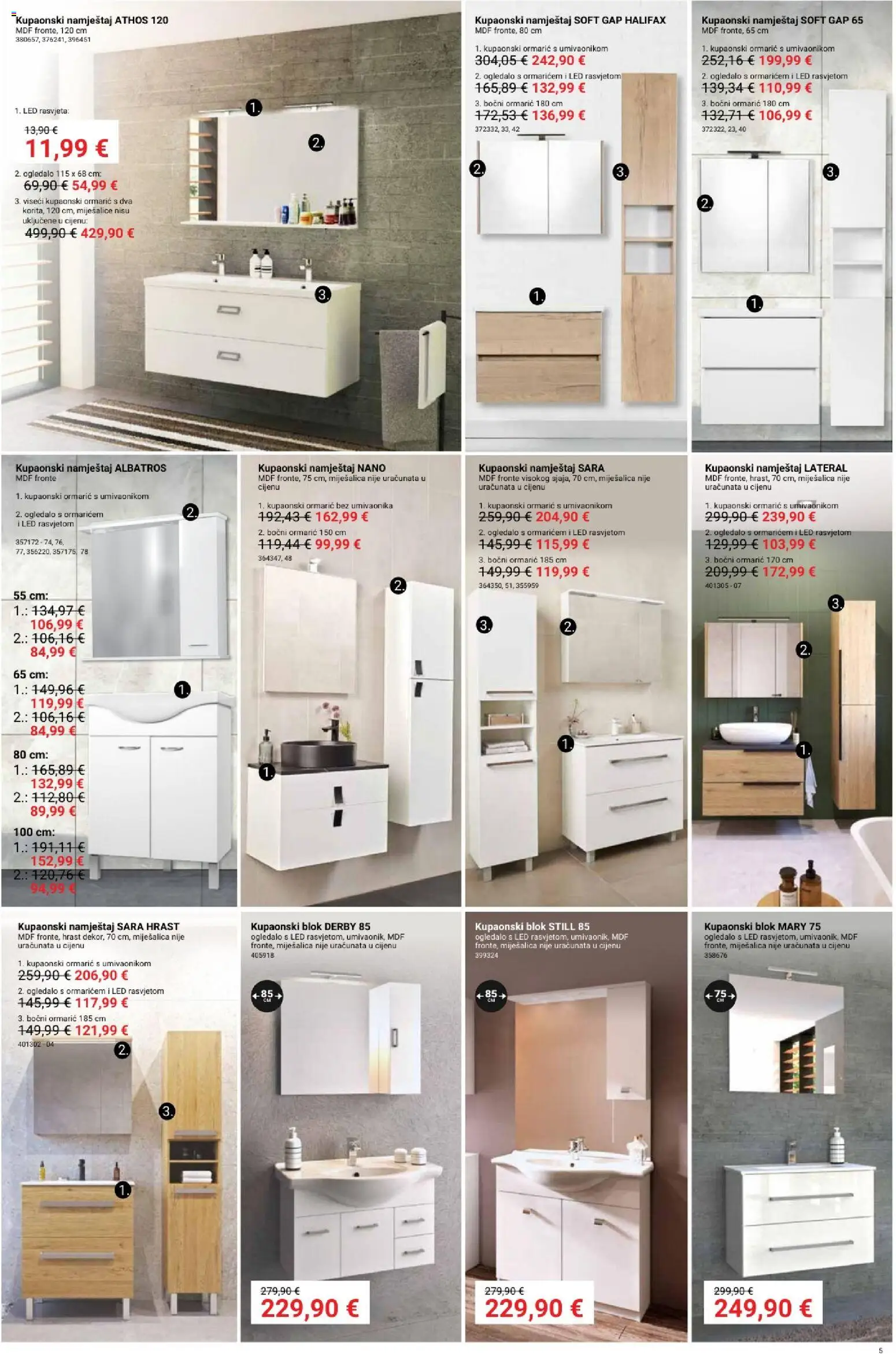 Pevex katalog | vrijedi od 05.03.2026 | Stranica: 5 | Proizvodi: Ogledalo, Rasvjeta, Šalica