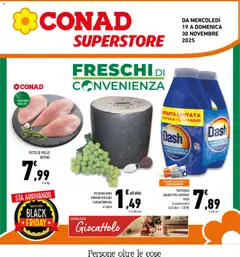 Anteprima del volantino Conad Superstore Lazio catalogo valido a partire dal 19.11.2025