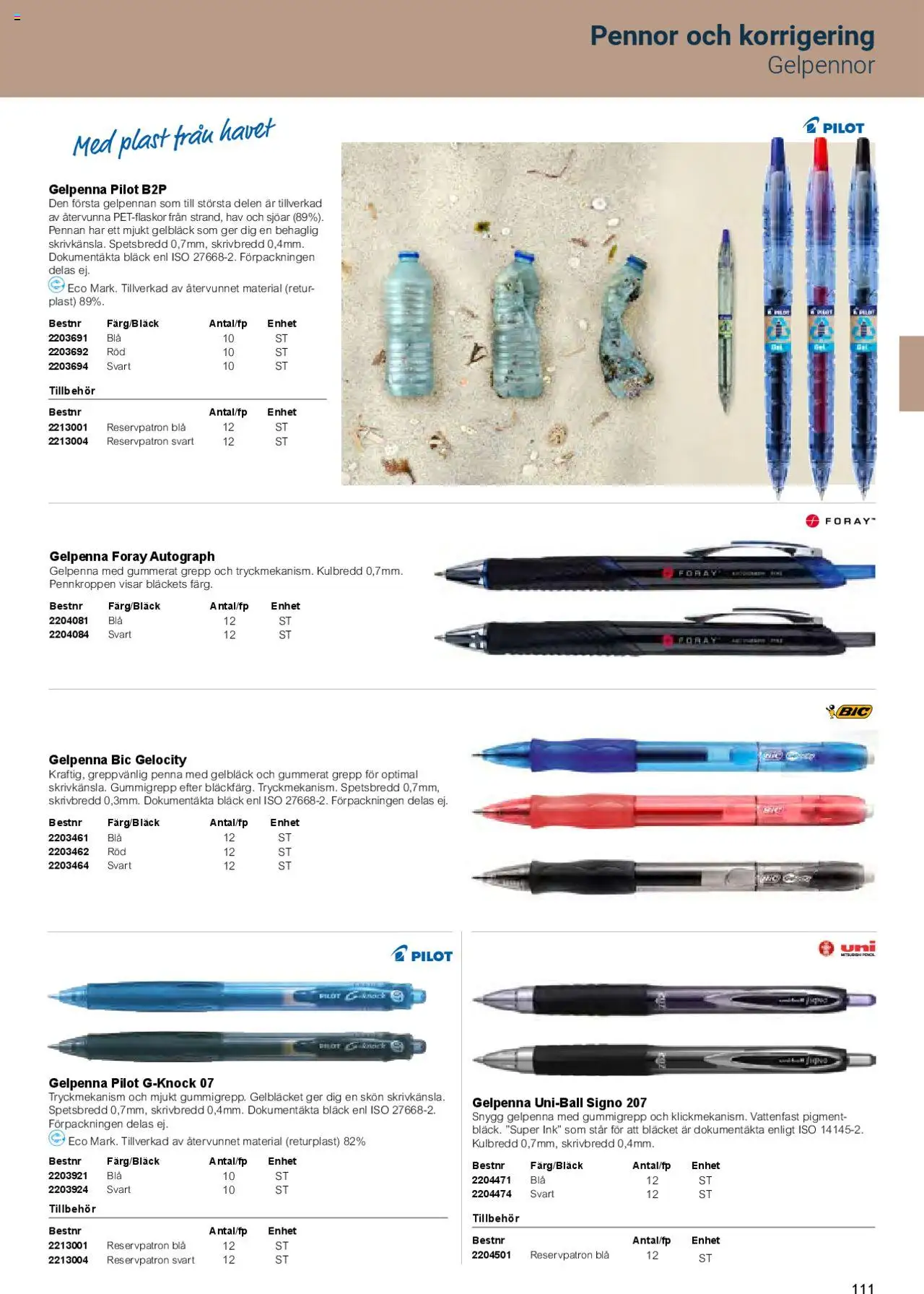 Office Depot reklamblad aktuell från 01.02.2025 | Sida: 113 | Produkter: Håv, Penna